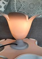 Vintage tafellamp merk van de Heg,lees de beschrijving, Minder dan 50 cm, Glas, Ophalen of Verzenden, Zo goed als nieuw