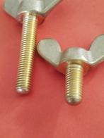 p.st messing vleugelschroef- vleugelbout m12 woonboot kotter, N, N, Nieuw, Ophalen of Verzenden