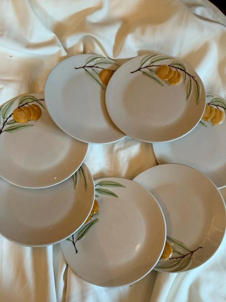 Bordallo Pinheiro Ontbijtborden Set (6), Huis en Inrichting, Keuken | Servies, Nieuw, Bord(en), Overige stijlen, Aardewerk, Ophalen of Verzenden