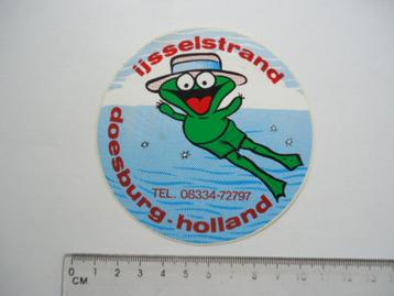 sticker oud IJSSELSTRAND Doesburg NL strand ijssel retro kik beschikbaar voor biedingen