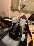 Ibanez AEB8E Black akoestische basgitaar 4 snarig., Muziek en Instrumenten, Ophalen, Nieuw, Semi-akoestisch