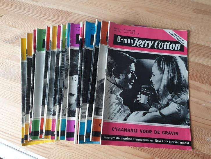 Set van 16 magazines - G-man Jerry Cotton, Boeken, Detectives, Gelezen, Ophalen of Verzenden