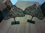 2 ornamenten leaf, Huis en Inrichting, Woonaccessoires | Wanddecoraties, Ophalen, Zo goed als nieuw