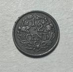 1/2 cent Nederland 1930, Postzegels en Munten, Munten | Nederland, Ophalen of Verzenden, Koningin Wilhelmina
