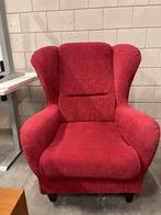 Rode Fauteuil - Klassiek en Comfortabel, Ophalen, Gebruikt, Stof, 75 tot 100 cm