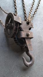 1500KG takel / lier antiek, Doe-het-zelf en Verbouw, Lieren en Takels, Ophalen, Gebruikt