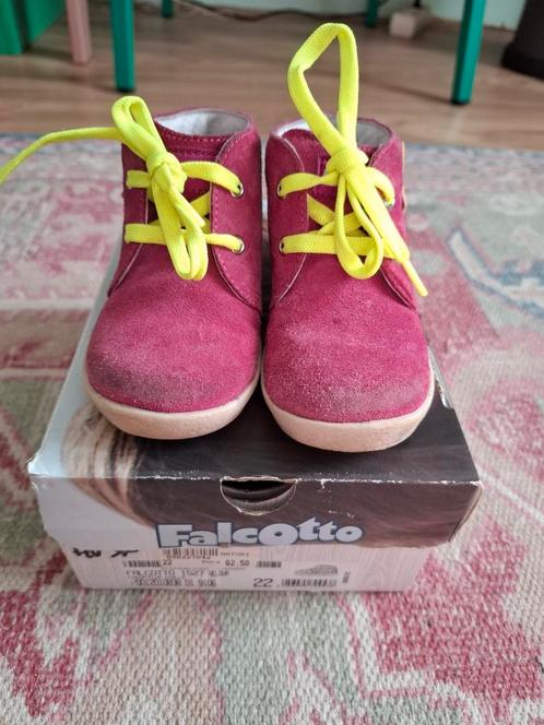 Toffe roze schoentjes van Falcotto in maat 22 meisje, Kinderen en Baby's, Babykleding | Schoentjes en Sokjes, Zo goed als nieuw