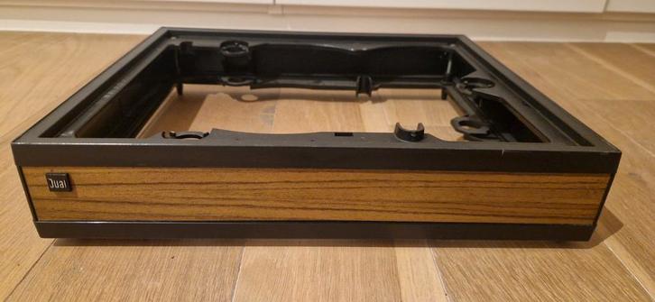 Vintage sokkel plinth frame basis voor Dual platenspeler, Audio, Tv en Foto, Platenspelers, Gebruikt, Ophalen of Verzenden