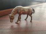 Vintage paardenbeeld messing/verzilverd, Verzamelen, Beelden en Beeldjes, Ophalen, Gebruikt, Dier
