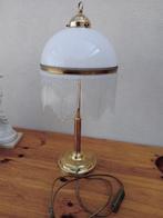 Antieke tafellamp / kralenlamp, Antiek en Kunst, Ophalen of Verzenden