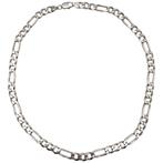 Zilveren Figaro ketting | 52cm | 45gram | Nette staat | Met, Flex Ltd., Zo goed als nieuw, https://flex.com/contact-us, Nobelstraat 10, 5807 GA Oostrum