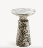 Kave Home Bijzettafel Kesbury Marmerlook, 33cm, Minder dan 55 cm, Kave Home, Nieuw, Ophalen of Verzenden