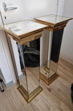 2x Vintage DeKnudt spiegelzuil regency stijl, Huis en Inrichting, Woonaccessoires | Zuilen en Pilaren, Ophalen of Verzenden, Zo goed als nieuw