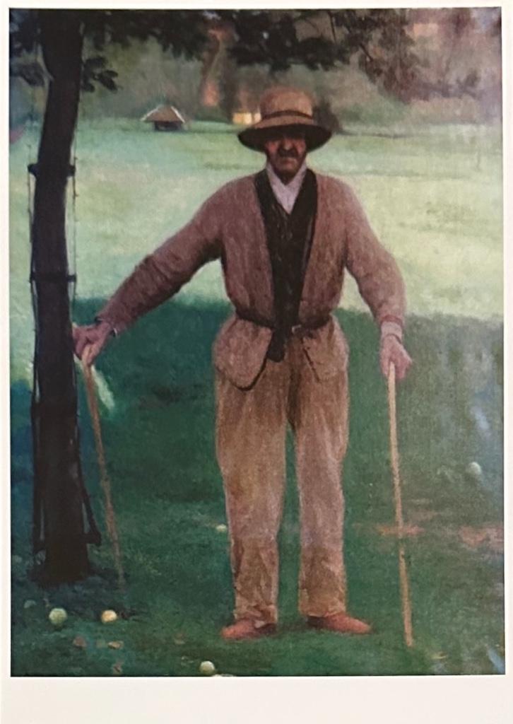 0564  LOUIS ANQUETIN ~ de oude boer, Verzamelen, Ansichtkaarten | Themakaarten, Ongelopen, 1980 tot heden, Overige thema's, Verzenden