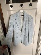 Zara Lichtblauwe Blazer - Maat M, Kleding | Dames, Maat 38/40 (M), Blauw, Ophalen of Verzenden, Zo goed als nieuw