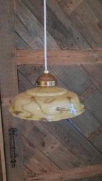 Art deco Opaline glas hanglamp, Ophalen of Verzenden