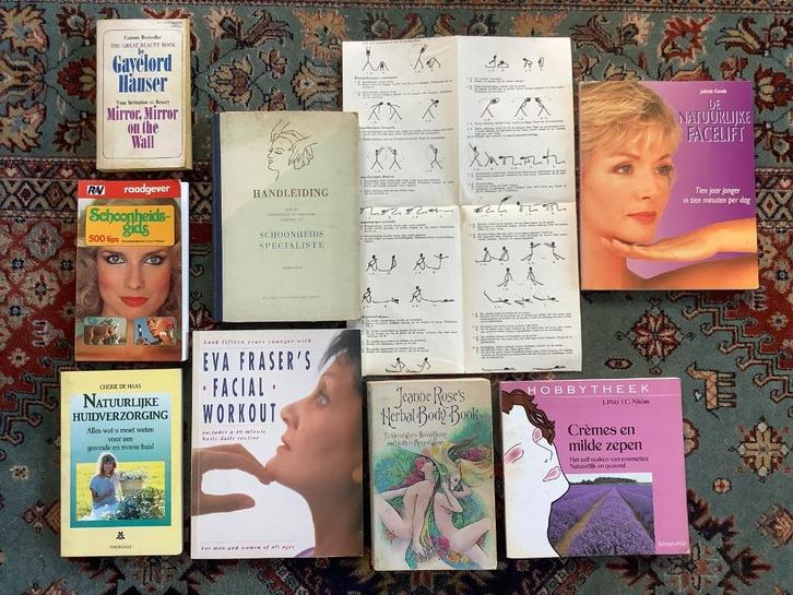 8 boeken natuurlijke huidverzorging gezicht kruiden cremes, Boeken, Hobby en Vrije tijd, Gelezen, Overige onderwerpen, Ophalen of Verzenden
