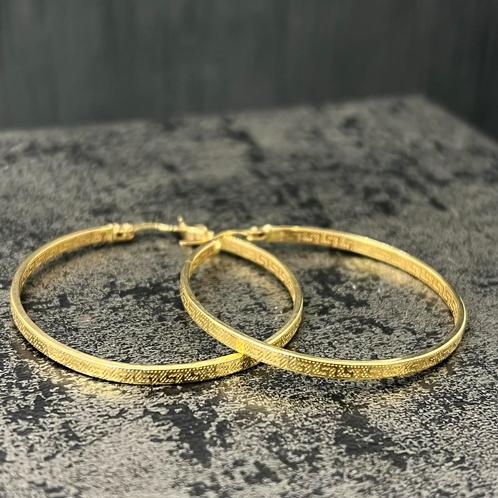 14k gouden oorbellen versace model, Sieraden, Tassen en Uiterlijk, Oorbellen, Nieuw, Goud, Ophalen of Verzenden