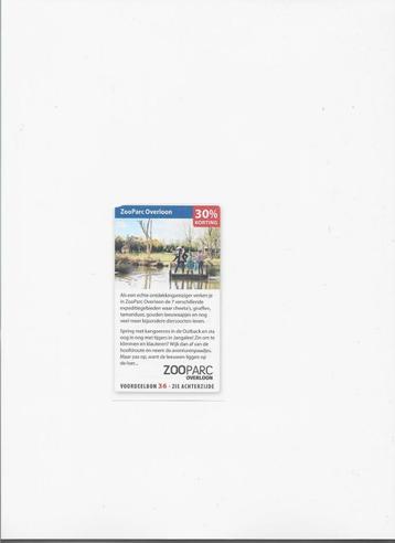 Kortingsbon: ZooParc Overloon beschikbaar voor biedingen