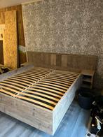 Zwevend bed steigerhout, Huis en Inrichting, Slaapkamer | Bedden, Steigerhout, 200 cm, Nieuw, Tweepersoons