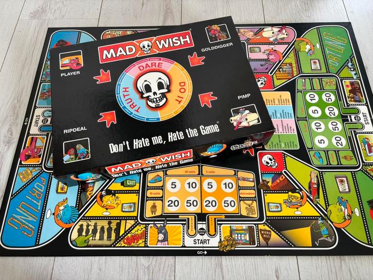 Mad Wish, Hobby en Vrije tijd, Gezelschapsspellen | Bordspellen, Zo goed als nieuw, Ophalen of Verzenden