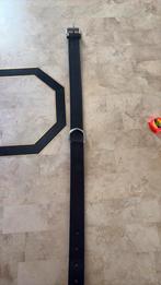 Leren honden halsband zwart, Ophalen of Verzenden, Nieuw