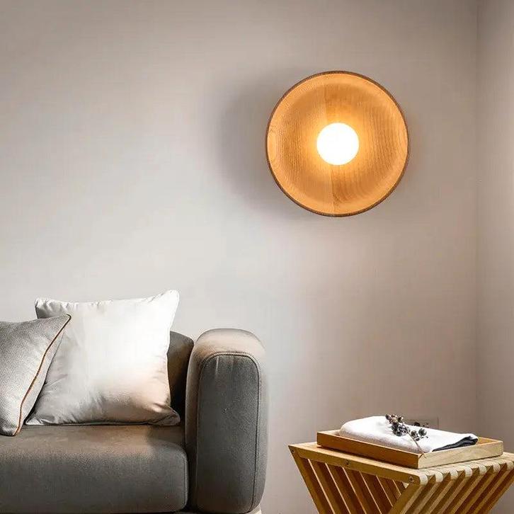 Houten Wandlamp - Stijlvol en Sfeervol, Huis en Inrichting, Lampen | Wandlampen, Nieuw, Hout, Ophalen of Verzenden
