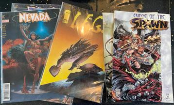 Comic Boeken Lot: Nevada, Alce, Curse of the Spawn beschikbaar voor biedingen