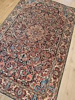 Vintage handgeknoopt perzisch tapijt sarough 197x126, Info@SlatsAntiek.nl, 100 tot 150 cm, Perzisch, Ophalen of Verzenden