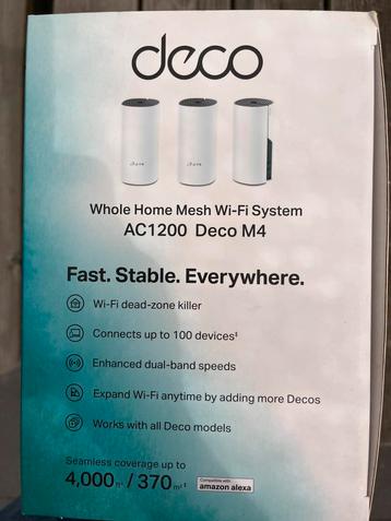 TP-Link Deco M4(3-pack) beschikbaar voor biedingen