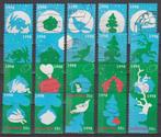 NVPH Nederland 1788 - 1807 gebruikt Decemberzegels 1998, Verzenden, Na 1940, Gestempeld