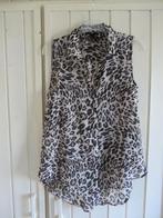 Panter luipaard print blouse topje H&M maat 36 S, Beige, H&M, Ophalen of Verzenden, Zo goed als nieuw