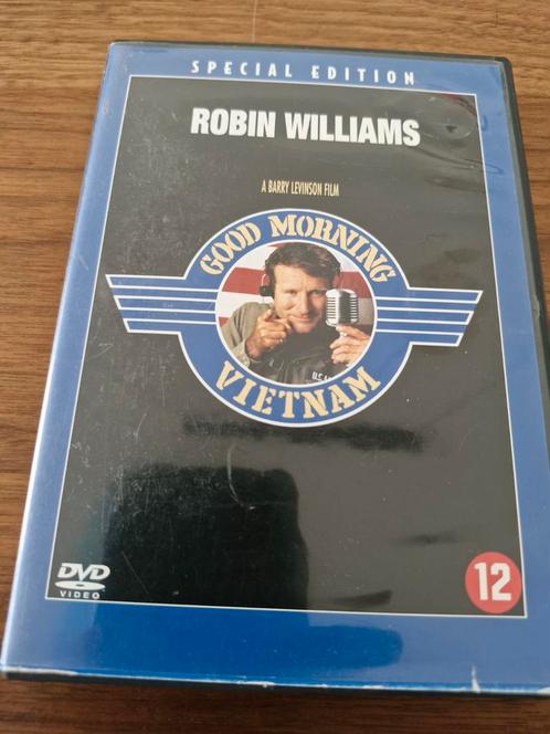 725 Good Morning, Vietnam - Robin Williams DVD, Cd's en Dvd's, Dvd's | Komedie, Gebruikt, Actiekomedie, Vanaf 12 jaar, Ophalen of Verzenden