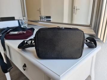 Schoudertas Zwart PU Leer Heren camera bag NIEUW/Ongebruikt
 beschikbaar voor biedingen
