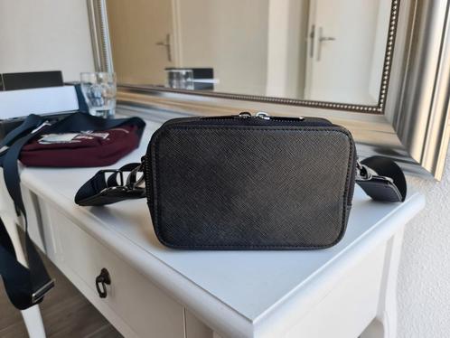 Schoudertas Zwart PU Leer Heren camera bag NIEUW/Ongebruikt, Sieraden, Tassen en Uiterlijk, Tassen | Schoudertassen, Nieuw, Overige merken