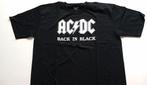 AC/DC nieuw t shirt XL back in black met back print sh18, Verzamelen, Muziek, Artiesten en Beroemdheden, Nieuw, Kleding, Verzenden