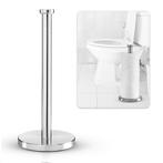 Reserverolhouder Staand - Staande Keukenrolhouder - Zilver, Huis en Inrichting, Badkamer | Badtextiel en Accessoires, Ophalen of Verzenden