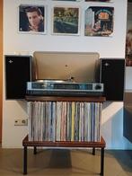 Vintage PHILIPS 982 platenspeler stereo music center +boxen, Audio, Tv en Foto, Platenspelers, Ophalen, Gebruikt, Platenspeler