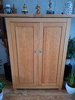 eiken tv kast, Ophalen, Gebruikt, 100 tot 150 cm, Eikenhout