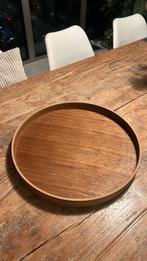 Ombonad dienblad Ikea, Ophalen of Verzenden, Zo goed als nieuw, Rond, Hout