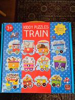 Kiddy Puzzles Trein - 12 in 1 Puzzels, Ophalen of Verzenden, Meer dan 50 stukjes, Nieuw, 2 tot 4 jaar