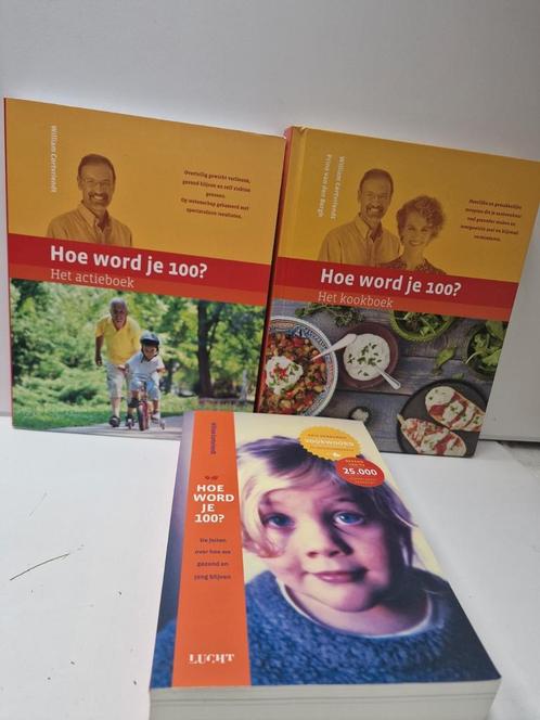 William Cortvriendt. Hoe word je 100?  3 X, Boeken, Gezondheid, Dieet en Voeding, Zo goed als nieuw, Dieet en Voeding, Ophalen of Verzenden