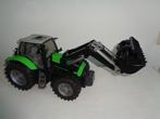 Bruder Deutz Agriton trekker met voorlader., Ophalen of Verzenden, Gebruikt