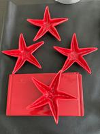 Unieke schaaltjes rood nieuw, Nieuw, Ophalen of Verzenden, Overige stijlen, Glas