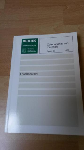 Philips data handbook 1986 Loudspeakers components materials beschikbaar voor biedingen