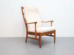 Vintage fauteuil | Farstrup | Nieuwe stoffering, Ophalen, 75 tot 100 cm, Zo goed als nieuw, Farstrup