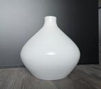 Witte vaas (circa 30 x 30 cm), Ophalen, Wit, Aardewerk of Porselein, Zo goed als nieuw