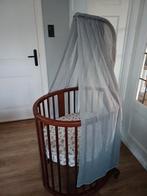 Stokke sluier hemeltje grijs/blauw voor wieg of ledikantje, Ophalen of Verzenden, Zo goed als nieuw, Klamboe