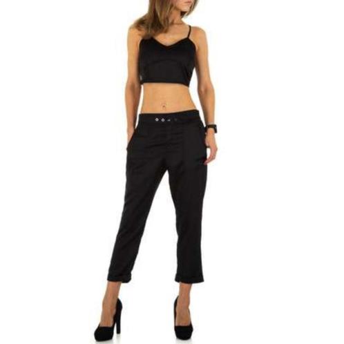 2 delige zomer set zwart L, Kleding | Dames, Jasjes, Kostuums en Pakken, Nieuw, Kostuum of Pak, Maat 42/44 (L), Zwart, Ophalen of Verzenden