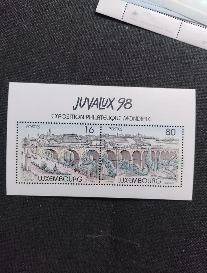 Luxemburg Juvalux 98 Postzegelblok, Postzegels en Munten, Postzegels | Nederland, Postfris, Na 1940, Ophalen of Verzenden